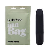 Doc Johnson In A Bag Bullet Vibe Rechargeable Silicone Vibrator Black