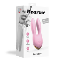 Love to Love Hear Me Rechargeable Silicone Flexible Ear Vibrator Baby Pink
