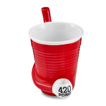 Red Beer Pong Cup