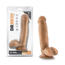 Dr. Skin Dr. Mark Dildo With Balls 7in Tan