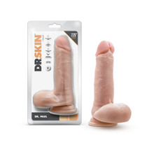 Dr. Skin Dr. Paul Dildo With Balls 7.25in Beige