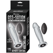 Nasstoys Ass-Sation Remote Vibrating Metal Anal Ecstasy Silver