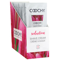Coochy Oh So Smooth Shave Cream Seduction 24-Piece 15 mL Foil Display