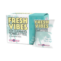 Fresh Vibes Toy Cleaning Towelettes Box 20-Count