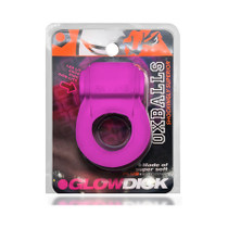 OxBalls Glowdick Cockring With Led Pink Ice