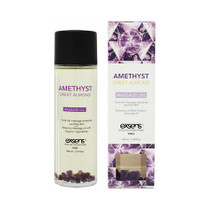 Exsens Massage Oil Amethyst Sweet Almond 3.4 oz.