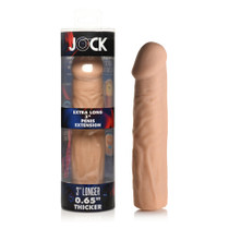 Jock Extra Long Penis Extension Sleeve 3 in. Light