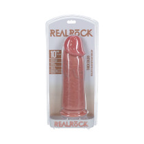 RealRock Extra Thick 10 in. Dildo Beige