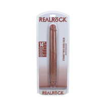 RealRock 14 in. Thick Double-Ended Dong Tan