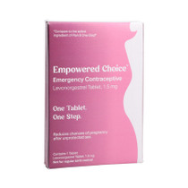 Versea Empowered Choice Emergency Contraception Single Levonorgestrel 1.5 mg tablet 6-Unit Display