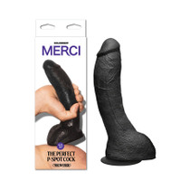 Merci The Perfect P-Spot Cock 9.5 in. Dildo with Removable Vac-U-Lock Suction Cup