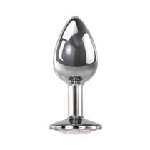 Adam & Eve Clear Gem Anal Plug Medium