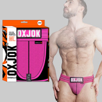 Oxballs Slingjock Upthrust Slider-Strap Jock Pink Sky 2XL