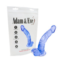 Adam & Eve Cool Curve Jelly Dildo (Bag Packaging)