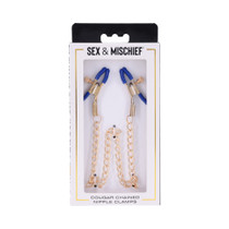 Sportsheets Sex & Mischief Cougar Chained Nipple Clamps