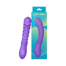 Luv Inc Rv21: Ribbed Vibrator Purple