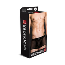 Prowler RED Fishnet Ass-less Trunk Black M