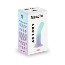 Adam & Eve Ombre Curve Liquid Silicone Dildo