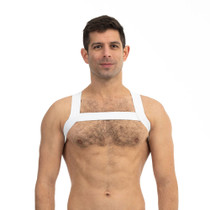 Prowler Red Sports Harness White