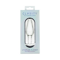 Clarity Utopian Floret Glass Plug