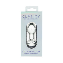 Clarity Utopian Bloom Glass Plug