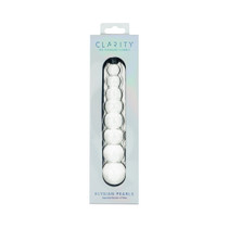 Clarity Elysian Pearls Glass Dildo