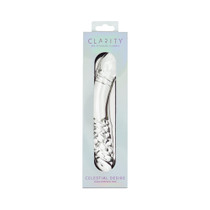 Clarity Celestial Desire Glass Dildo