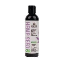 Earthly Body Hemp Seed CBD Relaxing Massage and Body Oil Lavender 8 oz.