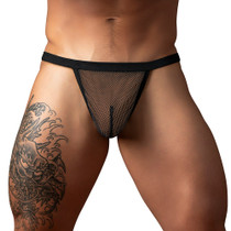 Male Power Fishnet 2.0 G-String Black O/S