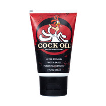 Cock Oil Water-Based Lubricant Squeeze Tube 2oz