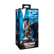 Creature Cocks Night Prowler Squirting Silicone Penis Enhancer Silver