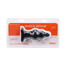 Tantus Silicone Severin plug (Onyx/Medium) (Bag)