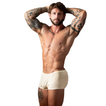 Male Power Mykonos Limited Edition Mini Short Ivory S