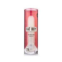 Perfect Fit Fat Boy Micro Ribbed Sheath 7.5 in. Clear