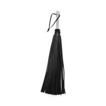 Rouge Leather Flogger with Steel Handle