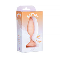 Softies Dual Layer Butt Plug 4in Orange
