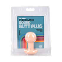 The Classic Round Butt Plug Cream Small