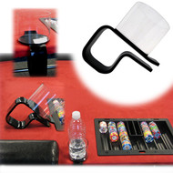 CLIP-ON POKER TABLE CUP HOLDER