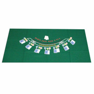 CASINO STYLE BLACKJACK TABLE FELT LAYOUT