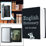 MINI BOOK METAL DIVERSION SAFE with Lock