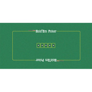 SUITED TEXAS HOLDEM FELT LAYOUT 36 X 72