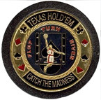 BASKETBALL "Texas Hold'em Catch The Madness" Card Guard - NEW!