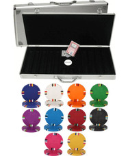 Blank Claysmith 14gm 500 Chip Clay Poker Set with Aluminum Case - Choose Chips