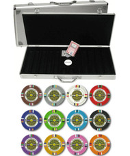 Gold Rush Claysmith 14gm 500 Chip Clay Poker Set with Aluminum Case - Choose Chips!