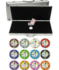 Desert Heat Claysmith 14gm 500 Chip Clay Poker Set with Aluminum Case - Choose Chips!