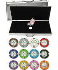 Bluff Canyon Claysmith 14gm 500 Chip Clay Poker Set with Aluminum Case - Choose Chips!