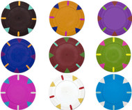 500 Triangle & Stick Claysmith Blank 14gm Bulk Clay Poker Chips - Choose Chips