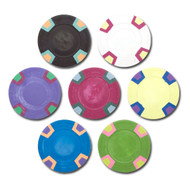 500 Double Trapezoid Blank Claysmith 10gm Full Clay Bulk Poker Chips - Choose Chips