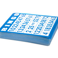 50 Pack of Bingo Cards with Unique Numbers - All Different!