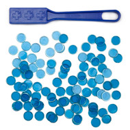 Magnetic Bingo Wand with 100 Metallic Bingo Chips - Choose From 4 Colors!